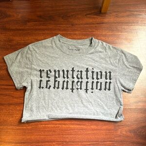 Taylor Swift Reputation Stadium Tour Crop Top sz medium